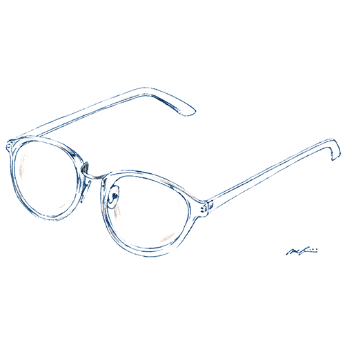 透明なサングラス